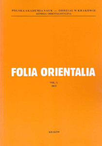 Folia-Orientalia